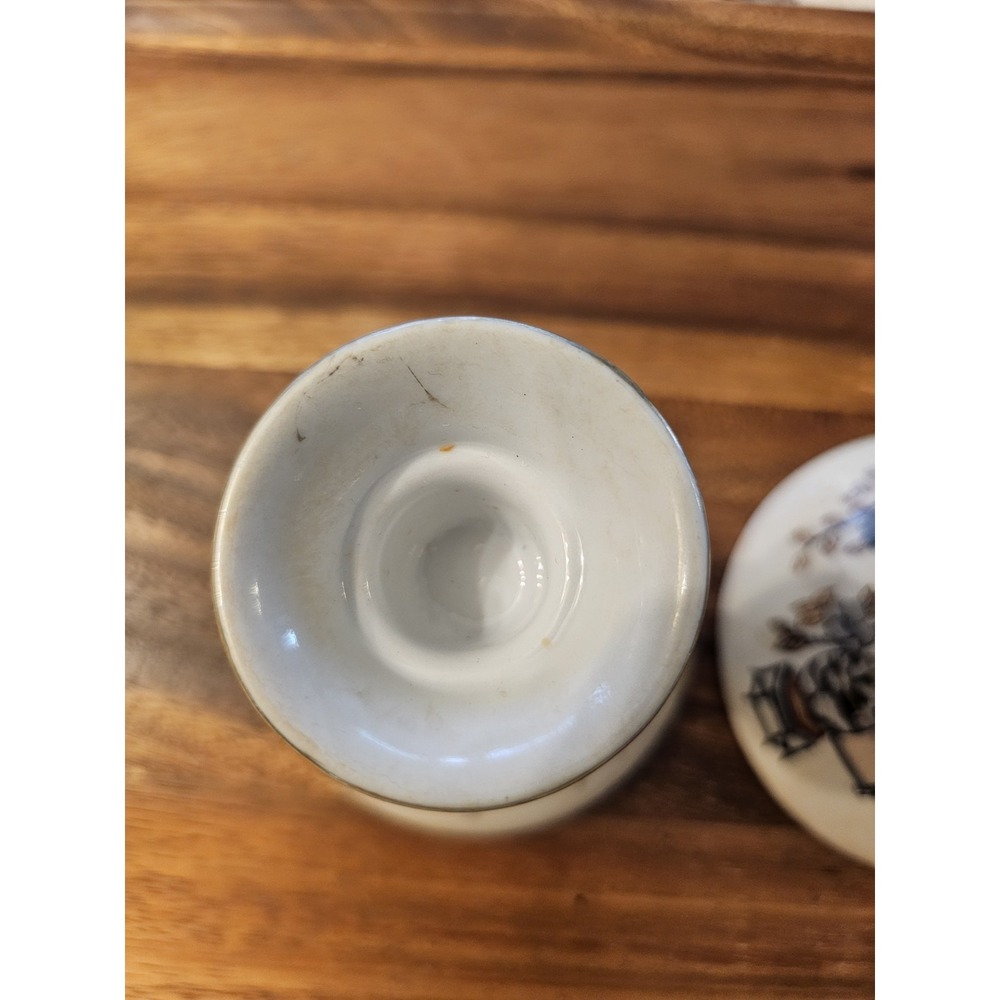 TWO Vintage‎ Toyo Hand Painted In Macau Ceramic Taper Candle Holders 4" - Picture 7 of 14